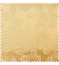 Gold color natural leaf texture finished surface horizontal lines polyester main curtain